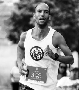 a runner in a competitive marathon